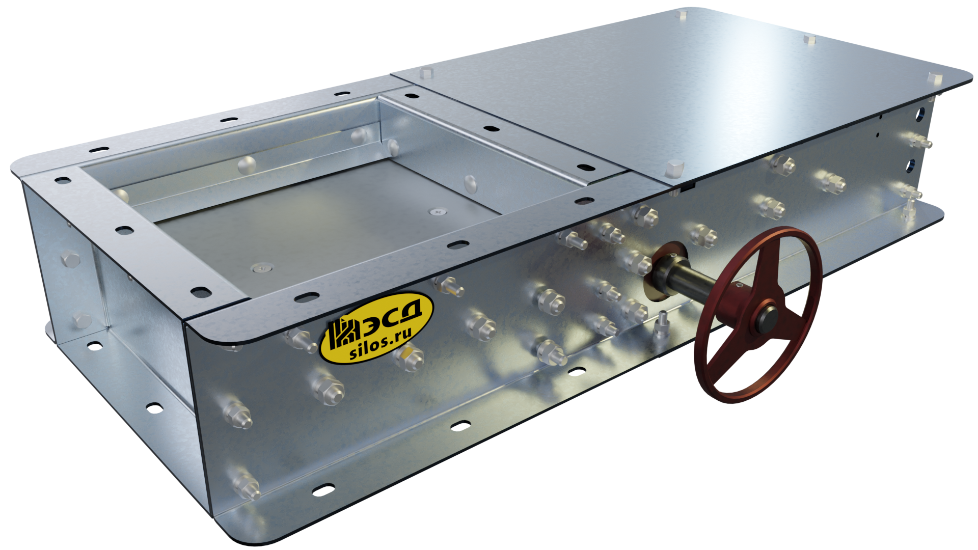 Задвижка реечная типа ЗРР (с ручным приводом)