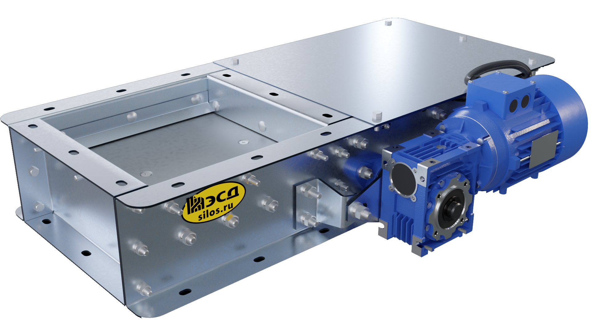 Задвижка реечная типа ЗМР (с электроприводом)